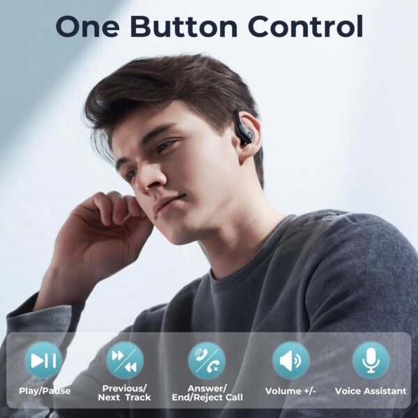 IPX7 sweatproof sports wireless Bluetooth earphones - Image 6