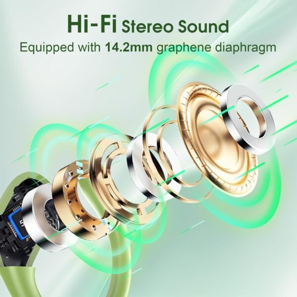 2025 Stereo Deep Bass Over-Ear Headphones with Ear Hook Bluetooth Headphones - Image 83