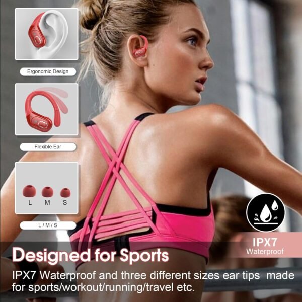 2025 Stereo Deep Bass Over-Ear Headphones with Ear Hook Bluetooth Headphones - Image 10
