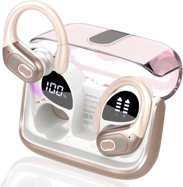 2025 Stereo Deep Bass Over-Ear Headphones with Ear Hook Bluetooth Headphones - Image 36