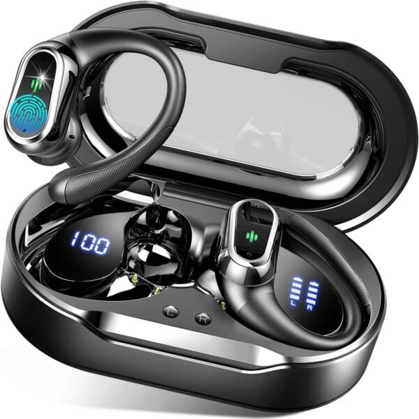 2025 Bluetooth 5.4, Bluetooth sports earphones with ENC noise cancelling microphone - Image 38