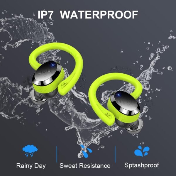 Bluetooth 5.4 Pure Bass Wireless Earphones with Earhook - Image 40